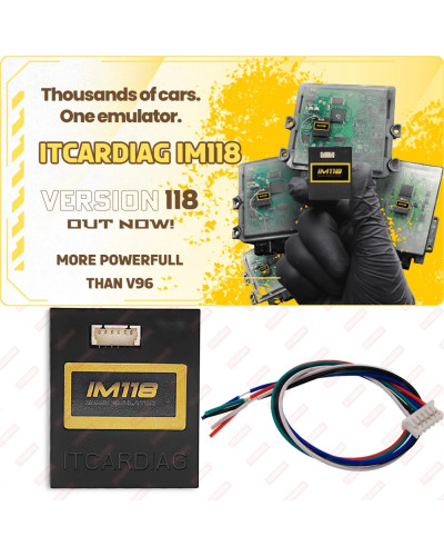 ITCARDIAG IM118 Emulator Universal IMMO Off Immobilizer ESL ELV Airbag