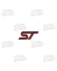 Calcomanía de Metal 3d para volante de coche, insignia ST, emblema para Ford Focus MK2 MK3.5 MK4 Kuga Puma Fiesta ST, accesorios