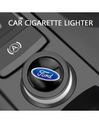 Encendedor de cigarrillos sin llama a prueba de viento para coche, toma de corriente para Ford Fiesta Ranger Fusion Mondeo Musta