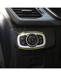 Panel de interruptor de Faro de coche, cubierta decorativa de lentejuelas, pegatina embellecedora para Ford Focus 4 MK4 2019 202