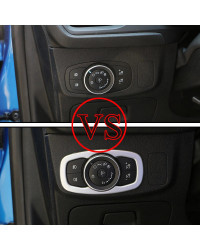 Panel de interruptor de Faro de coche, cubierta decorativa de lentejuelas, pegatina embellecedora para Ford Focus 4 MK4 2019 202