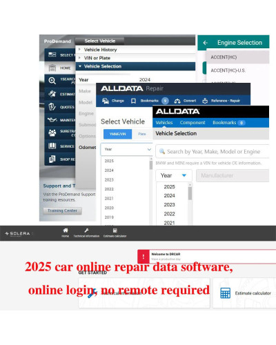 2025 Online Account for Auto data Alldata Full Pack Auto Data Haynes P