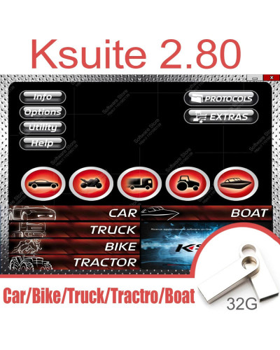 2024 Hot Sale Ksuite 2.80 ECU Programming Car Truck Bike Tractros Boat