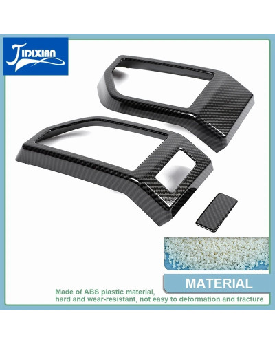 JIDIXIAN apto para Ford F150 2015 2016 2017 2018 2019 2020 Panel de salpicadero de coche salida de aire acondicionado cubierta d