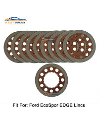 Kit de placas de fricción de disco de embrague trasero para Ford EcoSpor EDGE Lincs, Kit de reparación Alxe