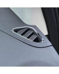 Pegatina embellecedora de ventilación de aire acondicionado para coche, accesorios para Ford Focus 2 MK2 2005 2006 2008 2009 201