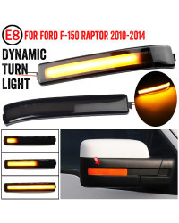 Luces LED dinámicas para Retrovisor lateral de coche Ford, intermitente de lámpara secuencial, para modelo F150 F-150 2009-2014 