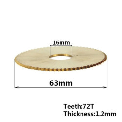 1pc Diameter 63mm 72T Key Machine Circular Saw Blade Key Cutter Blade Fit 238BS 238RS Key Cutting Machine Locksmith Tools