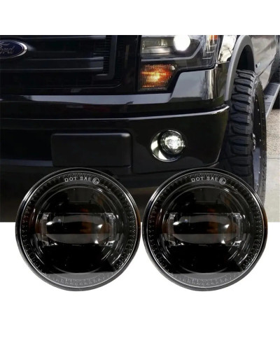 Luces LED antiniebla redondas, lámparas de parachoques para Ford F150, 2009-2014 Morimoto, lámpara LED antiniebla de 2400 lúmene