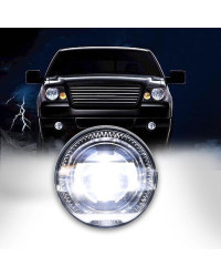 Luces LED antiniebla redondas, lámparas de parachoques para Ford F150, 2009-2014 Morimoto, lámpara LED antiniebla de 2400 lúmene