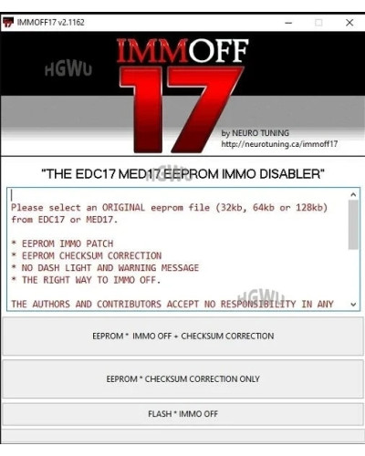 Lastest Immo Off IMMOFF17 Software EDC17 Immo Off Ecu Program Immoff 1