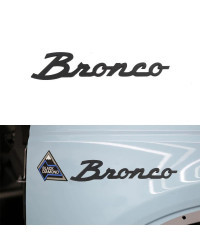 Insignia de emblema de Metal 3D para coche, calcomanías adhesivas para Ford Bronco 2022 2023, logotipo deportivo, accesorios de 