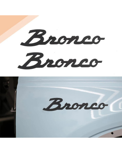 Insignia de emblema de Metal 3D para coche, calcomanías adhesivas para Ford Bronco 2022 2023, logotipo deportivo, accesorios de 