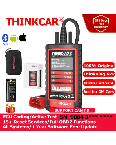 THINKCAR THINKDIAG 2 /KINGBOLEN Ediag Plus CAN FD All Systems 15 Reset