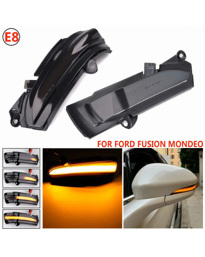 Intermitente dinámico para FORD MONDEO MK5 2014-2019 MKV 5 luz LED de intermitente lámpara lateral 2015 2016 2017 2018 MK V CD C