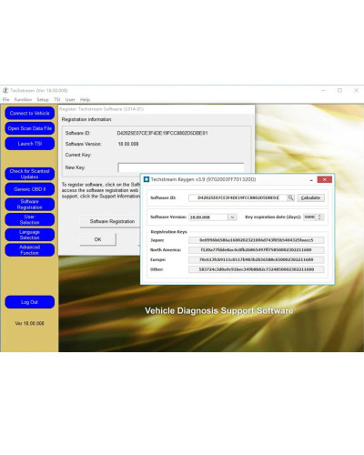 V18.00.008 Active Code Work With MINI VCI ForToyota OTC Auto Scanner T