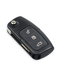 KEYYOU-llave remota de coche con Chip ID60/63, 3 botones, 433Mhz, para Ford Fusion, Focus, Mondeo, Fiesta, Galaxy, HU101/FO21 Bl