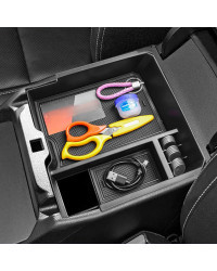 Caja de almacenamiento para Reposabrazos de coche, bandeja organizadora de consola, soporte para Ford Ranger y Ranger Raptor 202