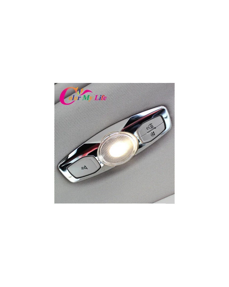 Pegatinas decorativas de luces de lectura de acero inoxidable para Ford Focus 3 4 MK3 MK4 Kuga Escape nuevo Mondeo Everest