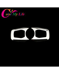 Pegatinas decorativas de luces de lectura de acero inoxidable para Ford Focus 3 4 MK3 MK4 Kuga Escape nuevo Mondeo Everest