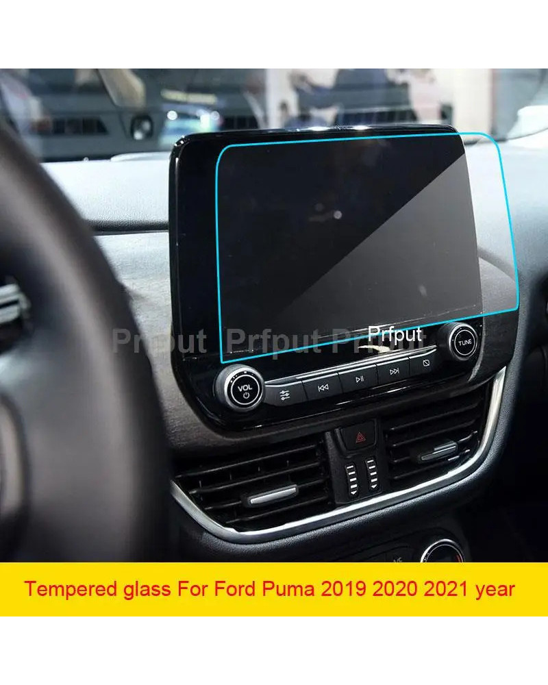 Vidrio templado para Ford Puma MK2 ST Line 2019-2022, pantalla de navegación GPS para coche, película protectora de pantalla ant