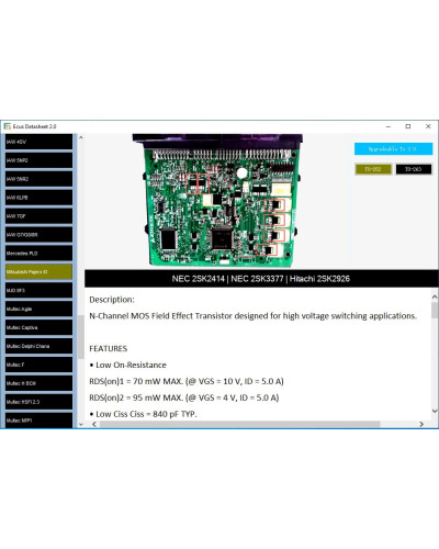 No Limited Ecus Datasheet 2.0 ECU Repair Software PCB Schematics with 