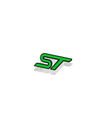 ST-emblema de Metal para volante de coche, pegatina para Ford Focus X 2, 3, 4, Fiesta, Kuga, Escape, Mondeo, Vignale, Puma