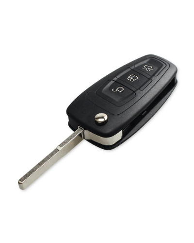 KEYYOU-carcasa para llave remota de coche, carcasa personalizada para Ford c-max, s-max, Focus, Ranger, Galaxy, Mondeo, Transit,