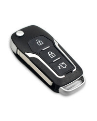 KEYYOU-Funda de llave remota modificada para Ford Focus C max Mondeo Connect Fiesta, carcasa de llave inteligente de coche reemp