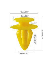 Clip de sujeción de empuje Universal para Panel de puerta de salpicadero, accesorio para Audi A3, A6, A8, R8, TT, VW, Polo, T4, 