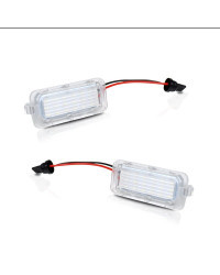 IJDM-luces LED para matrícula de coche, accesorio para Ford Explorer Escape Explorer Fiesta Fusion Lincoln MKC CAN-bus Xenon bla