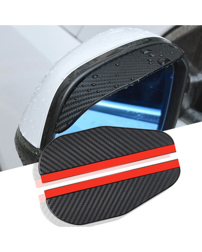 Espejo retrovisor para coche, accesorios de decoración para FORD ST Focus x 2 3 Kuga FIESTA MONDEO, a prueba de lluvia, ST Line