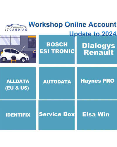 2024 Workshop Repair Online Account for Alldata AutoData Elsa Win Serv