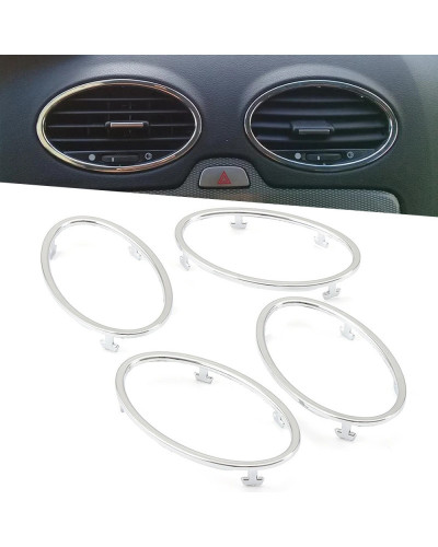 Pegatina decorativa para ventilación de aire acondicionado de coche, accesorios interiores para Ford Focus 2 MK2