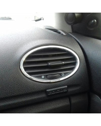 Pegatina decorativa para ventilación de aire acondicionado de coche, accesorios interiores para Ford Focus 2 MK2