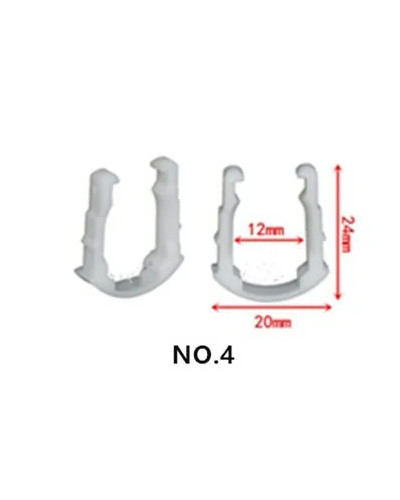 Pin de conector de tubo de gasolina para filtro de combustible de coche, Clip de sujeción de plástico para Ford, Toyota, VW, Sko