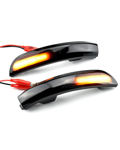 Luces LED intermitentes dinámicas para Ford Kuga Escape, EcoSport 2013-2019, Focus 3, MK3, SE, ST, RS, indicador de espejo later