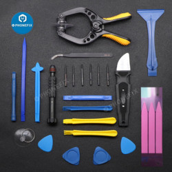 Mobile Phone Repair Tools Spudger Pry Tool Screwdriver Set ESD Heat Insulation Working Mat for IPhone 13 12 Battery Removal Kit