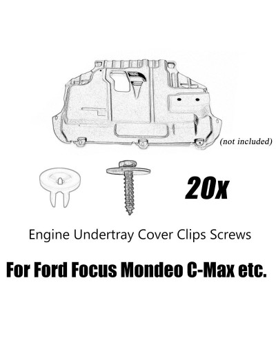 Tornillos de Clips para cubierta inferior de motor, accesorio para Volvo V50 C30 Jaguar Ford Focus 2 04-11 c-max 03-10 Mondeo MK