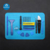 Mobile Phone Repair Tools Spudger Pry Tool Screwdriver Set ESD Heat Insulation Working Mat for IPhone 13 12 Battery Removal Kit