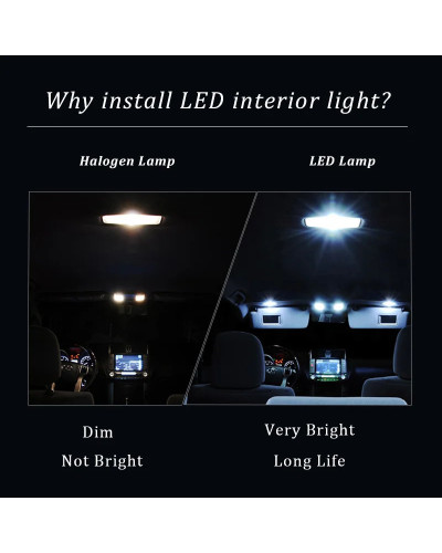 14 Uds para Ford Mondeo 3 MK3 2001 2002 2003 2004 2005 2006 2007 bombillas de maletero Kit de luz LED Interior de coche mapa cúp
