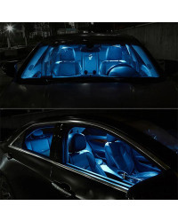 14 Uds para Ford Mondeo 3 MK3 2001 2002 2003 2004 2005 2006 2007 bombillas de maletero Kit de luz LED Interior de coche mapa cúp