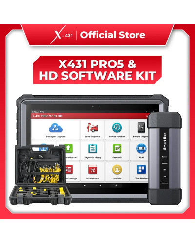 X-431 LAUNCH X431 PRO5 & Heavy Duty Software Kit Car Diagnstic Tool Tr