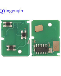 Jingyuqin-Mando a distancia con 3 botones para coche, llave para vehículo, completa con chip 4D60 ID63, con frecuencia de 315MHz