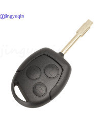 Jingyuqin-Mando a distancia con 3 botones para coche, llave para vehículo, completa con chip 4D60 ID63, con frecuencia de 315MHz