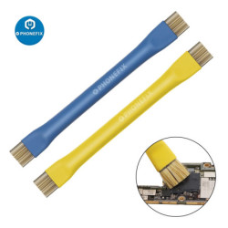 ESD Anti-Static Brush Double Head Insulation Hard Brush Cleaning Dust Repair Tool Kit For Mobile Phone Motherboard PCB BGA SMD