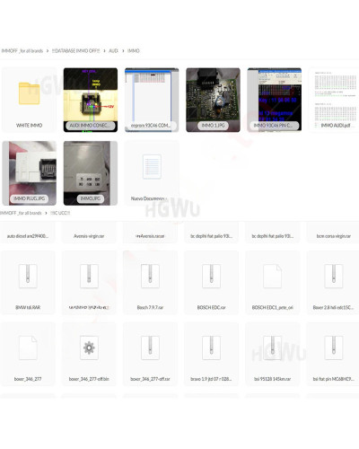 IMMO OFF FILE PACKAGE Multi-BRAND PDF File for VW VAG for AUDI for HON