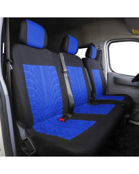 Fundas de asiento para camión 2 + 1, Protector Universal de asiento de furgonetas para relé Citroen, Ford transit, Opel Antara, 