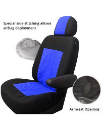 Fundas de asiento para camión 2 + 1, Protector Universal de asiento de furgonetas para relé Citroen, Ford transit, Opel Antara, 