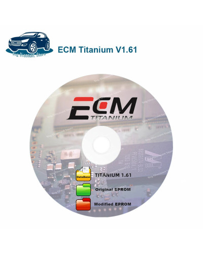 ECM Titanium V1.61 Program Tool and Software with 26100 Driver ECU Mul